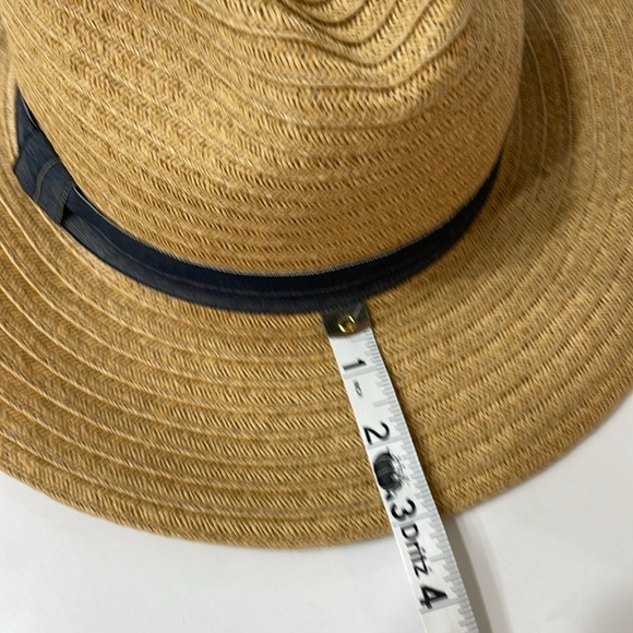 The Hatter Company Straw Sun Hat with Black Band / Charcoal - Picture 8 of 10